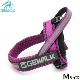 ジウォーク GEWALK アドベンチャー シーカー エコ ハーネス T型 M パープル