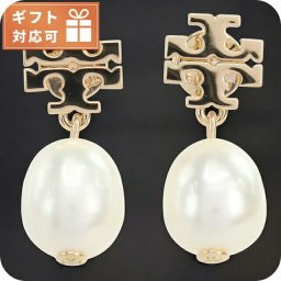 トリーバーチ ピアス レディース ブランド TORY BURCH KIRA 65156 TORY GOLD-IVORY ホワイト系 アクセサリー