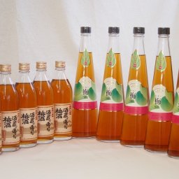 梅酒10本セット(手作り梅酒(宮崎県) 八鹿の酒蔵で造った梅酒(大分)) 720ml×5本 500ml×5本