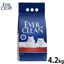 エバークリーン EVER CLEAN 多頭飼い用猫砂 芳香タイプ 4.2kg