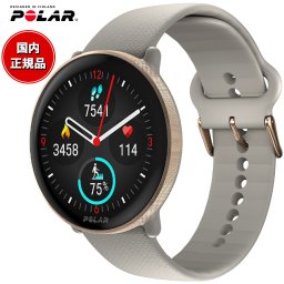 ポラール POLAR Ignite 3 スマートウォッチ GPS 心拍 スポーツ ヘルスケア ランニング マラソン 睡眠 腕時計 イグナイト 3 ゴールド グレージュ S-L 900106237 日本正規品