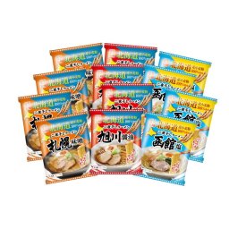 敬老の日 北海道三大産地ラーメンセット 12食 グルメ 人気 おすすめ ギフト 贈答 取り寄せ お取り寄せグルメ お取り寄せ 熨斗 のし 贈り物(代引不可)【送料無料】
