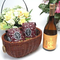 【贈り物限定】 西酒造 芋焼酎 富乃宝山 720ｍｌ（鹿児島県） +オススメ珈琲豆（特注ブレンド200ｇ、ハッピーブレンド200ｇ）