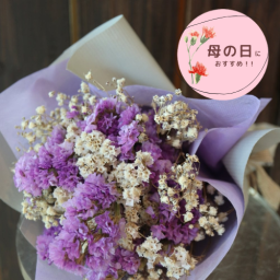 018 ドライフラワー【スターチスとカスミソウのミニブーケ】お花 花 ドライフラワーミニブーケ 花束 スッワグ  お祝い 誕生日 ベビーフォト 結婚祝い 出産祝い ホワイトデー バレンタイン 父の日 母の日 敬老の日 記念日 結婚記念日 送別 退職 入学 卒業 開店祝い 周年祝い プレゼント ギフト 贈り物
