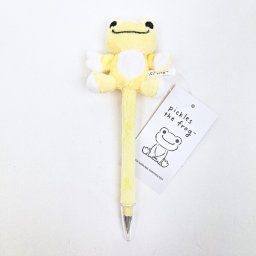 かえるのピクルス マスコットボールペン (イエロー) 文具
