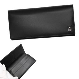 ダンヒル DUNHILL 長財布 L2R310A WESSEX COAT WALLET 10CC W ZIP ブラック メンズ