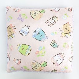 すみっコぐらし うさぎ ふわもこクッション ピンク インテリア 裏ボア あったかグッズ