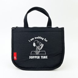 スヌーピー SUPPER TIME 簡易保冷ランチトートバッグ SNOOPY ROOTOTE ルートート コラボ