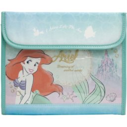 ディズニー アリエル マルチケース ジャバラ ベビー 母子手帳ケース 出産祝いDisney プリンセスリトルマーメイドブルー