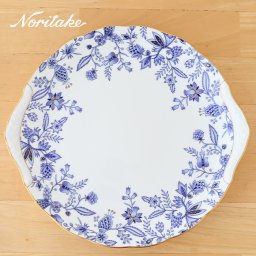 ノリタケ ブルーソレンティーノ 28cmパーティープレート  4562L/T58119A  noritake 食器  皿 お皿 ケーキ皿 アフタヌーンティー パーティー プレート  洋食器 おしゃれ ブランド  陶器 シンプル お餞別 結婚祝い 引き出物 誕生日 プレゼント