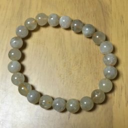 天然石 ルチルクォーツ ブレスレット 8mm内周約 15cm 4【ブレスレット】【金運招来】【開運】【一点物】