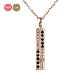 ネックレス 18金 誕生石 ダイヤモンド ブラックダイヤモンド スタッズ 鋲 びょう メンズ贈り物 k18 18k ゴールド ペンダントトップ シルバーチェーン鎖 チャーム ジュエリー 送料無料 父の日 花以外 2025