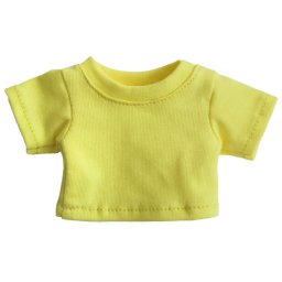 [6点までメール便可] ぬいぐるみ用 服 推し活 推しカラー 推しぬい Tシャツ 黄色 イエロー ぬい服 ぬいぐるみの服 誕生日プレゼント 友達 女性 男性 おしゃれ 可愛い 男の子 女の子 テディベア くま おもちゃ コスチューム おしゃれこぐま26春 TBカラーTシャツイエロー 777810