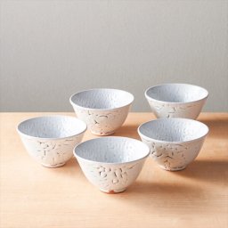 萩焼 白萩汲出し5客揃　 3-55  内祝 内祝い お祝 御祝 記念品 出産内祝い プレゼント 快気祝い 粗供養 引出物