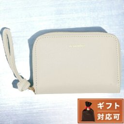 ジルサンダー JIL SANDER J07UI0007 P4841 106 ジロ ラウンドファスナー コインケース カードケース 小銭入れ ミニ財布 ホワイト