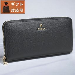 フルラ 長財布ラウンドファスナー レディース ブランド FURLA FURLA CAMELIA レザー WP00322 NERO ブラック 財布