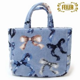 FEILER フェイラー バッグインミニトート フラッターリボン ライトブルー 限定デザイン　FRB242028 