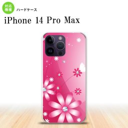 iPhone14 ProMax iPhone14 Pro Max スマホケース 背面ケース ハードケース 花柄 ガーベラ ピンク 2022年 9月発売 nk-i14pm-066