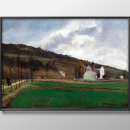 カミーユ ピサロ The Banks of the Marne in Winter A3 サイズ ポスター アート おしゃれ 絵画 インテリア 北欧 イラスト マット紙 艶消し アートパネル 額 フレーム デザイン 壁掛け ギフト 新築祝い ディスプレイ 引越し祝い　新生活　空間デザイン 