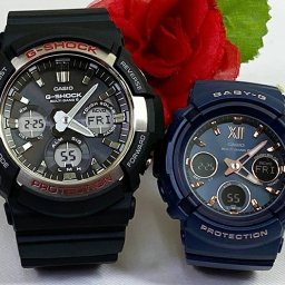 カシオ 恋人たちのGショック ペアウォッチ G-SHOCK BABY-G GAW-100-1AJF BGA-2800-2AJF ソーラー電波 送料無料 国内正規品 記念日 誕生日 プレゼント お揃い 黒 ブラック 紺 ネイビー お祝い 結婚 婚約 20代 30代 40代 50代 カップル 夫婦