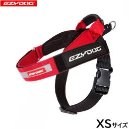 イージードッグ EZYDOG エクスプレスハーネス XS レッド ハンドル付き 反射 小型犬