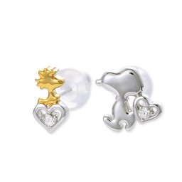 スヌーピー SNOOPY シルバー ピアス 【当店オリジナル】 彼女 レディース 女性 誕生日プレゼント 記念日 ギフトラッピング 