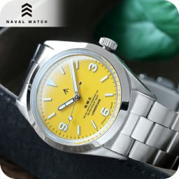 ナバルウォッチ Produced By LOWERCASE クォーツ 電池式 腕時計 ブランド メンズ レディース NAVAL WATCH FRXF009 アナログ イエロー