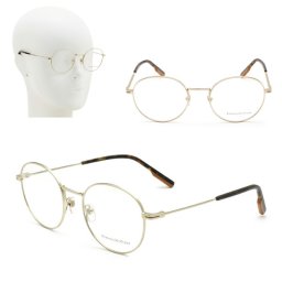 ゼニア フレームのみ ZEGNA EZ5167/V 032 52 Ermenegildo Zegna エルメネジルド・ゼニア メガネ 眼鏡 ゴールド ハバナ キャメル