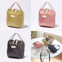 JALオリジナル マルチポーチ LOTUS ARTISAN & ARTIST アルティザン・アンド・アーティスト ポーチ 化粧品 アクセサリ PC小物 旅行 トラベル デイリーユース ギフト プレゼント 贈り物 記念日 誕生日 お祝い サプライズ