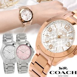 COACH コーチ 腕時計 レディース ステンレスベルト 女性用 ブランド 時計 人気 コーチ TR1STEN トリステン 14501778 14501780 14501782 シルバー ピンゴールドクローズゴールド ロゴ シグネチャー