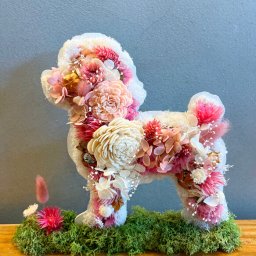 Animalフラワーシルエットプリザーブドフラワー新築祝い・卒業・送別・お祝い
