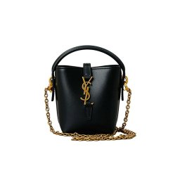 サンローラン SAINT LAURENT バッグ 2WAY ハンドバッグ ショルダーバッグ 斜めがけバッグ チェーンバッグ 778253 2R20W 1000 YSL MICRO 37 レディース NERO ブラック 本革 レザー