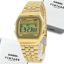 カシオ プレミアム 日本未発売 デジタル 腕時計 手表 メンズ レディース キッズ 男女兼用 シンプル 時計 ゴールド メタルバンド 男の子 女の子 誕生日プレゼント 小学生 中学生 高校生 大学生 彼氏 彼女 父 母 誕生日プレゼント 記念日 ギフト 卒業 入学 お祝い