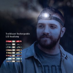 NIGHT SCOPE ナイトスコープ LEDヘッドランプ[LEDヘッドライト 充電式 軽量 ヘッドライト 釣り 頭 ライト 超軽量 登山 釣り用 夜釣り LED 明るい 赤色 アウトドア USB 充電]