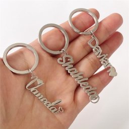 【名入れ】【オリジナル デザイン キーホルダー】オーダーメイド ゴールド シルバー ピンクゴールド 