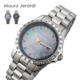マウロジェラルディ  メンズソーラーウォッチ[腕時計 メンズ ソーラー 防水 ブランド ソーラー腕時計 アナログ シンプル 電池不要 ウォッチ おしゃれ かっこいい 時計 日付 ソーラーウォッチ 男性 就職 祝い]