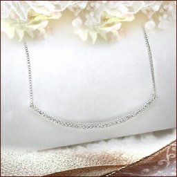 【完全無色透明Fカラー】Pt900【0.2ct】ラインダイヤモンド ペンダント『Line』［SIクラス F～Dカラー 無色透明 GOOD～VERYGOOD］ハートアンドキューピット ダイヤモンド ライン ネックレス ペンダント 可愛い グラデーション プレゼント 贈り物 記念日【送料無料】       LPN-443C