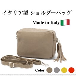 【イタリア製】本革 ショルダーバッグ レザー ギフト プレゼント 贈り物 ホワイトデー 就職祝い 入学祝い TR156