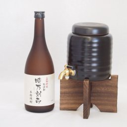 本格焼酎サーバー1000cc(18cm×24cm 1kg)セット宮崎本店 本格米焼酎 長期貯蔵時乃刻印 (三重県) 720ml×1本