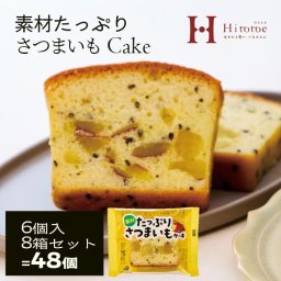 素材たっぷりさつまいもケーキ 48個（6個入×8箱） 〈TS-OIA〉 中島大祥堂 ダンケ r8a