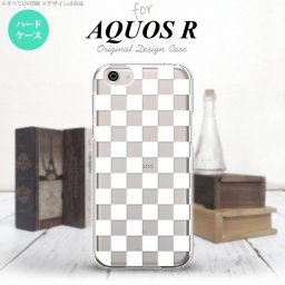 【SH03J】【スマホケース/スマホカバー】【アクオス R】SH03J スマホケース AQUOS R SH-03J カバー アクオス R スクエア 白 nk-sh03j-034【メール便送料無料】