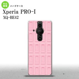 XperiaPRO-I Xperia PRO-I スマホケース 背面ケース ハードケース チョコ ストロベリー ピンク 背面カバー android nk-xproi-737