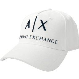 新品 ARMANI EXCHANGE アルマーニ エクスチェンジ 帽子 ベースボール キャップ 954039 CC513 00010 954039-CC513-00010 ホワイト 白 メンズ レディース ユニセックス AX ロゴ
