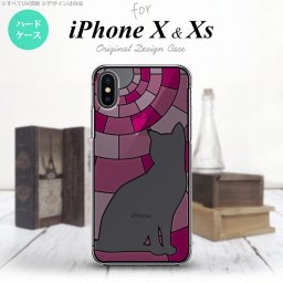 iPhoneX / iPhone XS アイフォン X / XS 専用 スマホケース カバー ハードケース 猫 ピンク nk-ipx-sg36[スマホ,スマホケース,スマホカバー,ケース,カバー,ジャケット]