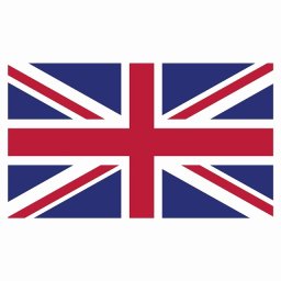 270x155mm イギリス United Kingdom 国旗 ステッカー シール National Flag 国 旗 塩ビ製