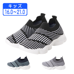 キッズ フライニットスニーカー コンフォートシューズ kp_22916