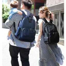 マザーズリュック 取り外しショルダーBAG付 (23L)【SMART】 ママリュック 軽量 大容量 ショルダー付き リュックサック ママバッグ バックパック サブショルダー ベビーカーフック 保冷機能 旅行 ユニセックス サコッシュ