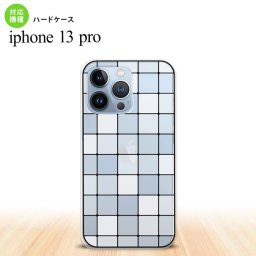 iPhone13 Pro iPhone13Pro 背面ケース カバー ステンドグラス風 スクエア ホワイト ステンドグラス風  nk-i13p-sg45