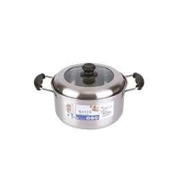 【ギフト対応無料】ローザー IH対応両手鍋24cm(ガラス窓付蓋) (RB-2318) ※送料無料(北海道・沖縄は除く)