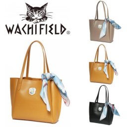 WachiField わちふぃーるど フェイクレザー 合皮 トートバッグ 肩掛け カバン レディース スカーフ WTGC-03 お出かけ サブバッグ 旅行 通勤 軽量 エレガント ギフト プレゼント  母の日 敬老の日 ねこ ダヤン